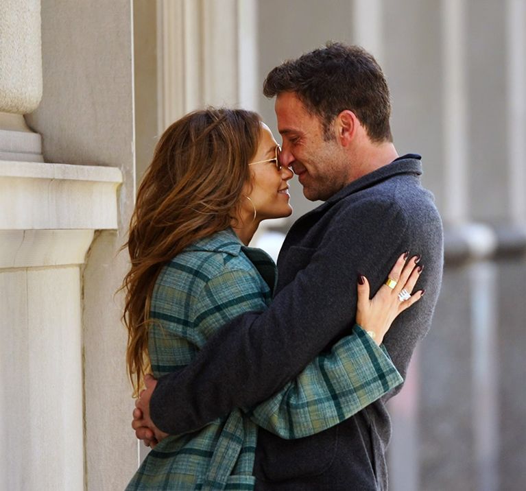 Jennifer Lopez and Ben Affleck on September 25, 2021 in New York City. (Photo: Gotham/Wireimage)