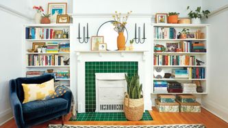 How To Style Your Bookshelves With Stuff You Already Own
