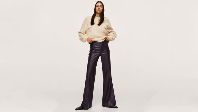 10 Pairs Of (Faux) Leather Pants To Shop This Winter