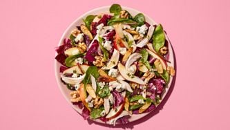 Chicken, Pear and Roasted Parsnip Salad
