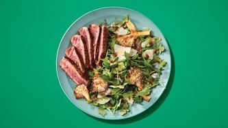 Winter Steak and Mushroom Salad