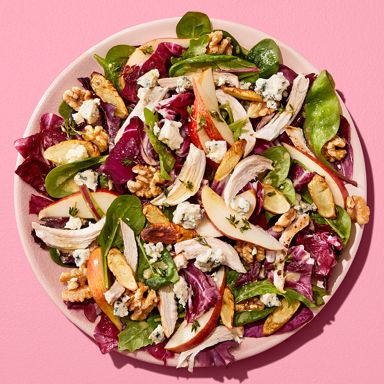 Chicken, Pear and Roasted Parsnip Salad