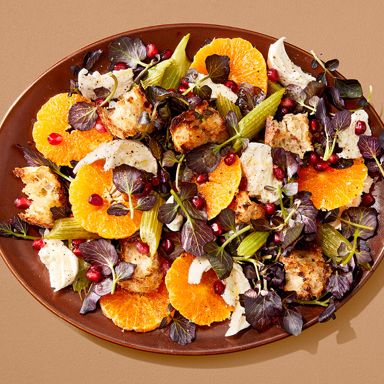 Fresh Mozzarella And Clementine Panzanella