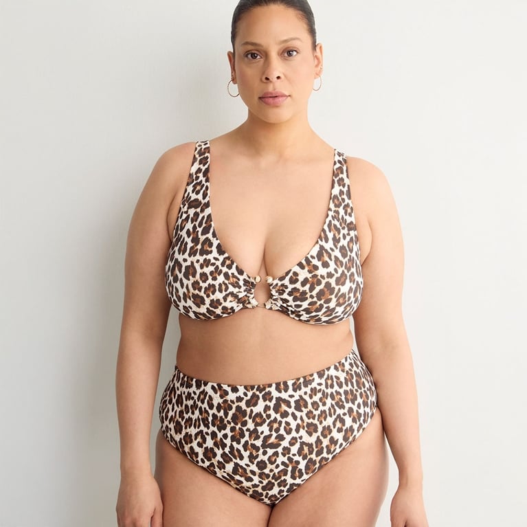 Penn Leopard High-Rise Bikini for an article about the best Canadian swimsuits