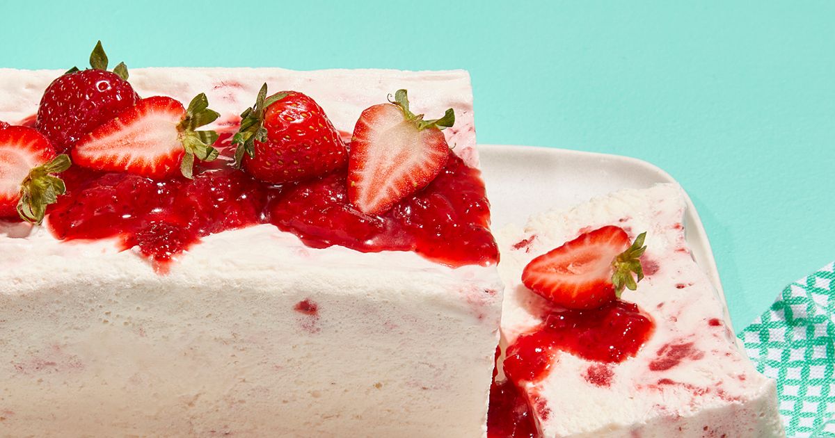strawberry-honey-semifreddo-