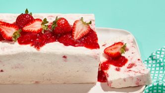 Strawberry and Honey Semifreddo