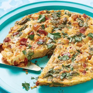Spanish Tortilla with Asparagus