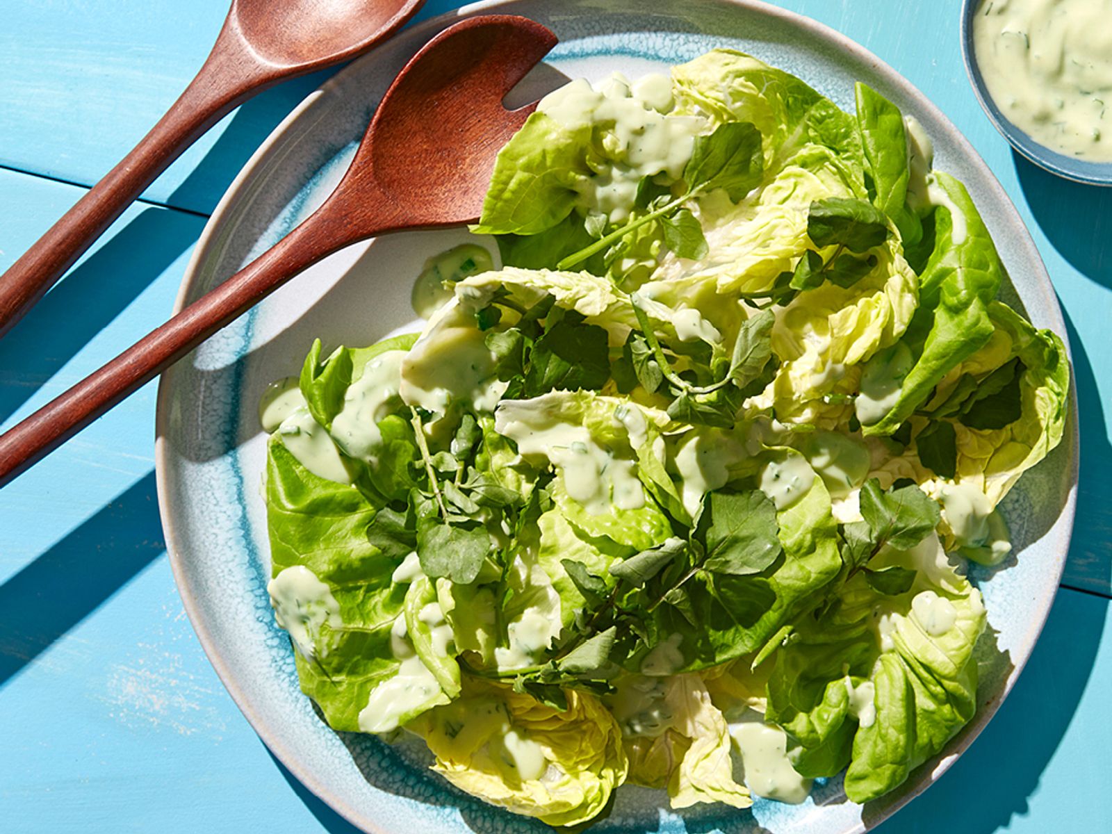 leafy green salad dressing Simple Green Salad