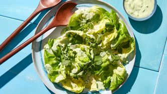 Leafy Greens With Avocado Ranch Dressing