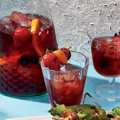 Grilled Fruit Sangria