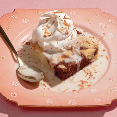 Milk Punch Marble Cake