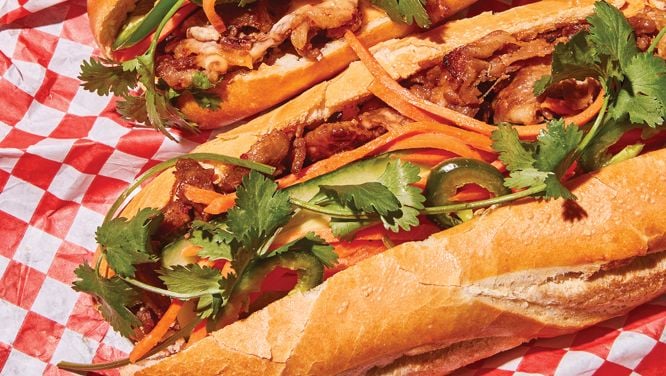 Bánh Mì Thịt Nướng (Grilled Pork Bánh Mì)