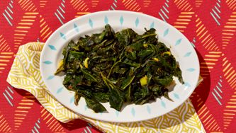 Braised Collard Greens with Turmeric