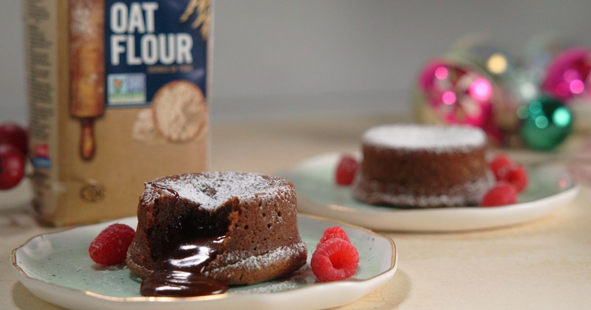 Anna Olson’s Chocolate Quaker Oat Flour Lava Cakes Are Your Next Soirée