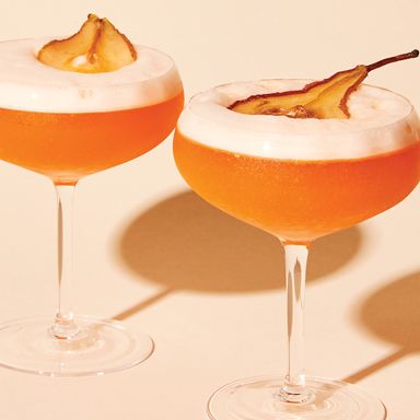 Bartlett Pear Sour Cocktail