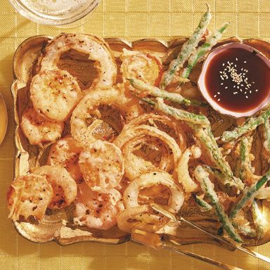 Sparkling Winter Vegetable Tempura