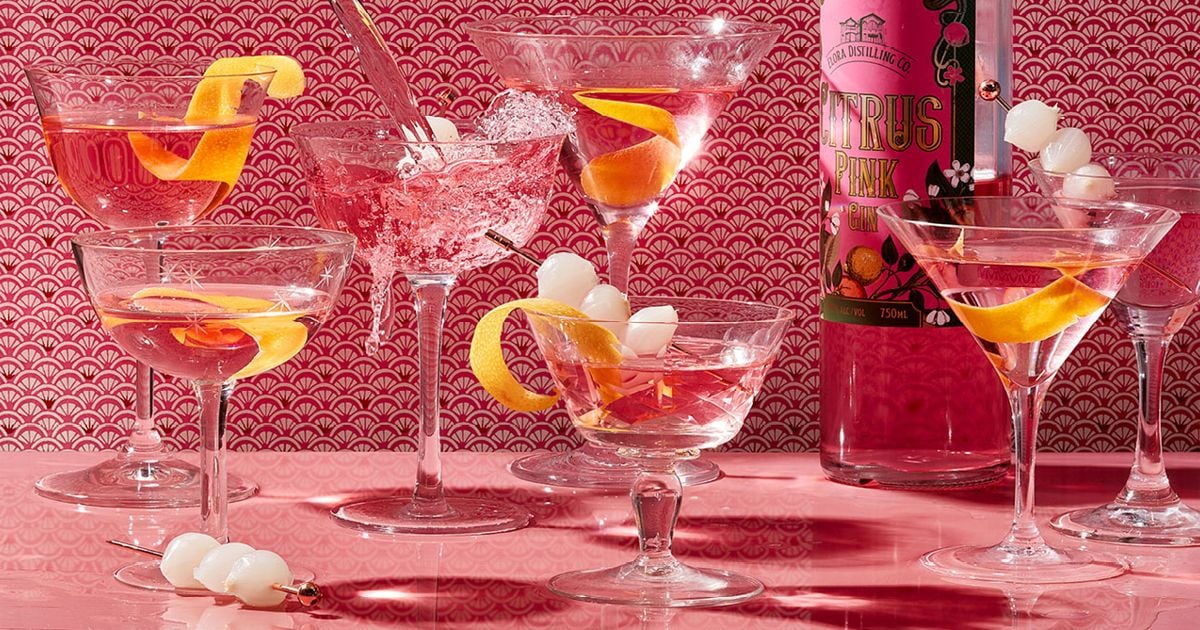 Pink Gin Martini Big Batch Recipe Chatelaine
