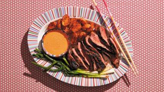 Sugar Steak And Gochujang Roasted Potatoes