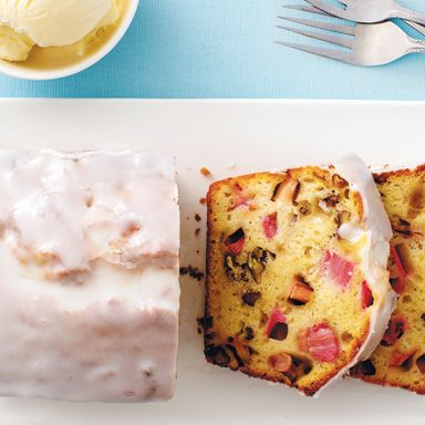 Rhubarb-Buttermilk Tea Cake