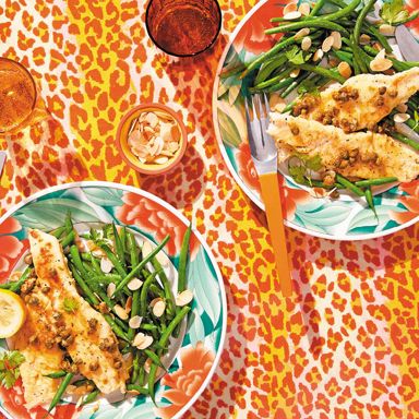 Lemon-Butter Haddock With Capers