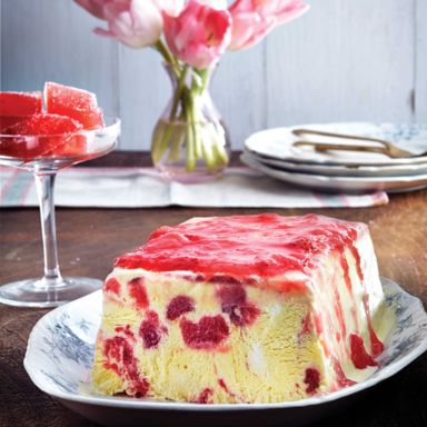 Strawberry-Rhubarb Semifreddo
