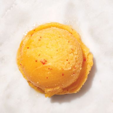 No-Churn Chili Mango Sorbet