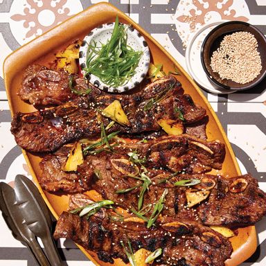 Pineapple-Soy-Marinated Beef Short Ribs