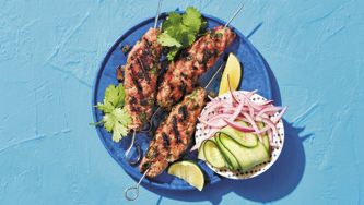 Simple Sausage Skewers