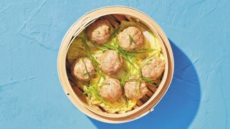 Steamed Five-Spice Pork Meatballs