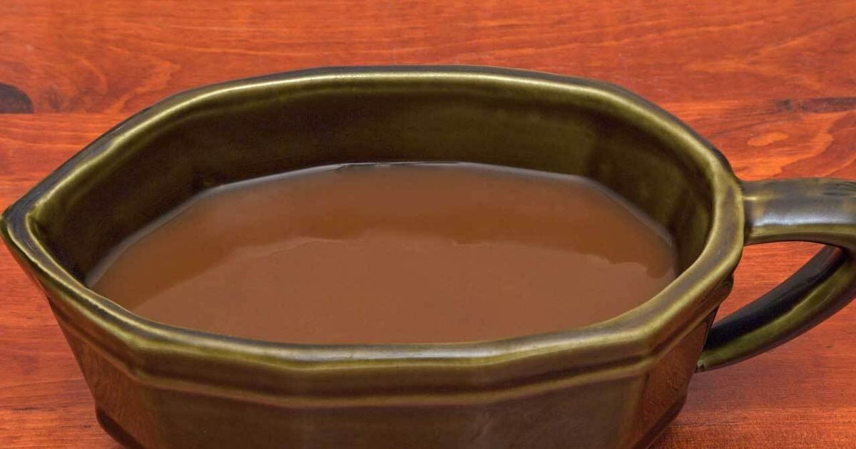 BrandyLaced Gravy for Turkey recipe Chatelaine