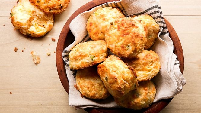 Cheddar And Onion Buttermilk Biscuits