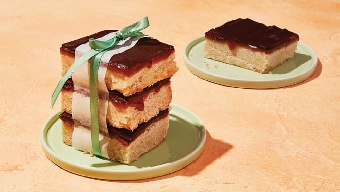Easy Millionaire Shortbread Bars