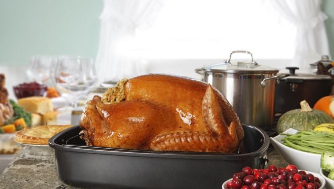 Maple-Glazed Turkey And Gravy