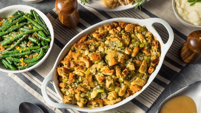 Roasted Triple-Onion Stuffing