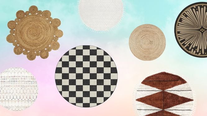 12 Round Rugs For Every Room Of Your Home