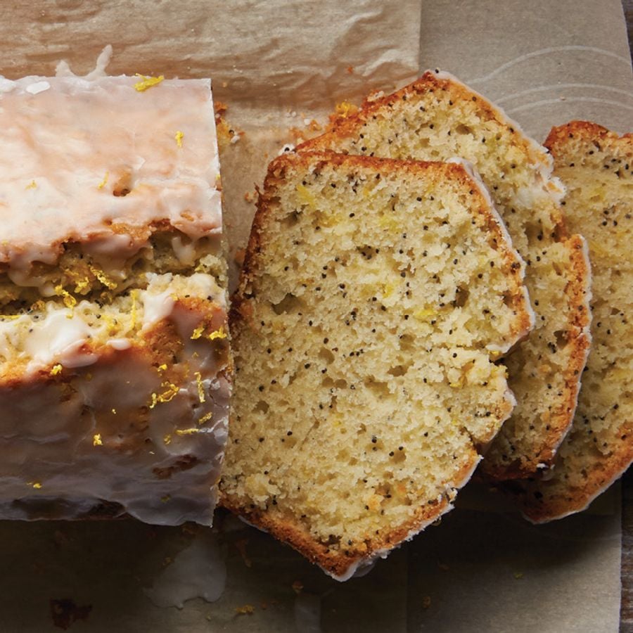 Glazed Lemon Poppyseed Loaf-image