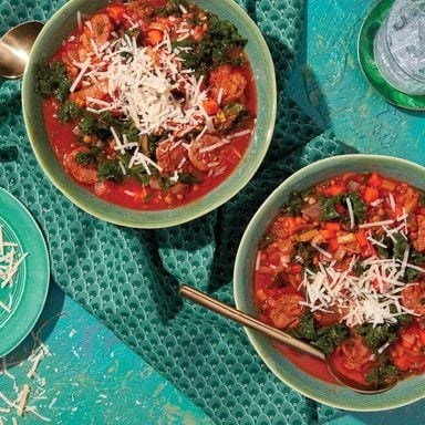 Lentil, Kale And Sausage Soup