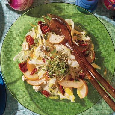 Warm Roasted Pear and Fennel Salad