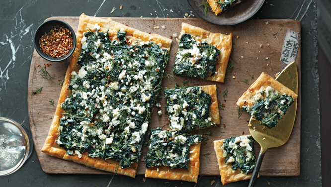 Spanakopita Pizza