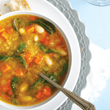 Hearty Quinoa And Bean Soup