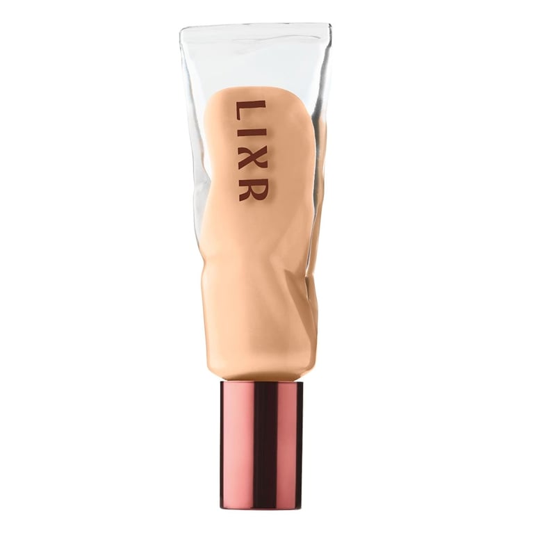 A bottle of Lixr Beauty Bi-Phase Skin Tint for an article on the best foundations for dry skin.