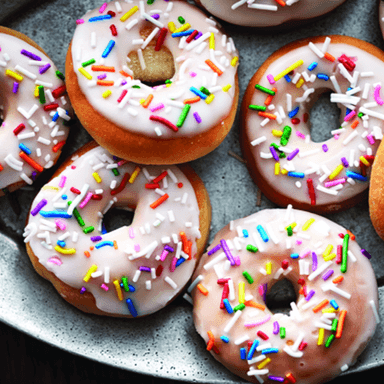 Mini baked doughnuts