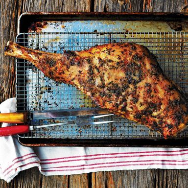 Lemon-Herb Roast Leg Of Lamb