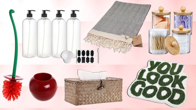 12 Chic Bathroom Accessories From Amazon