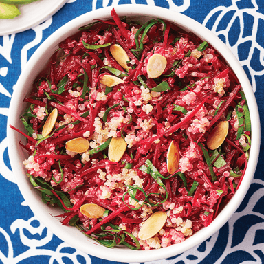 Sesame Ginger Beet Quinoa Bowl