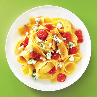 Roasted-Tomato Pappardelle