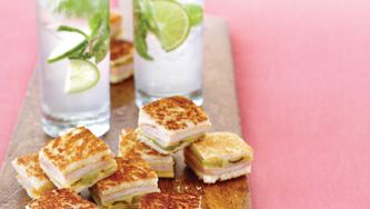 Pan-Fried Mini Cubano Sandwiches