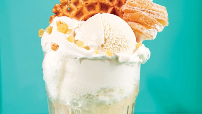 Ginger Beer Ice Cream Float