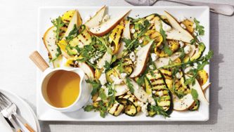 Grilled Zucchini-Pear Salad