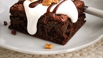 S'mores Brownie Topping
